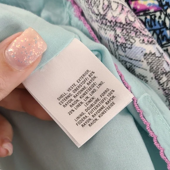 Anthropologie Colloquial a-line skirt Dear Gondolier Venice city print size 6 - Picture 7 of 8